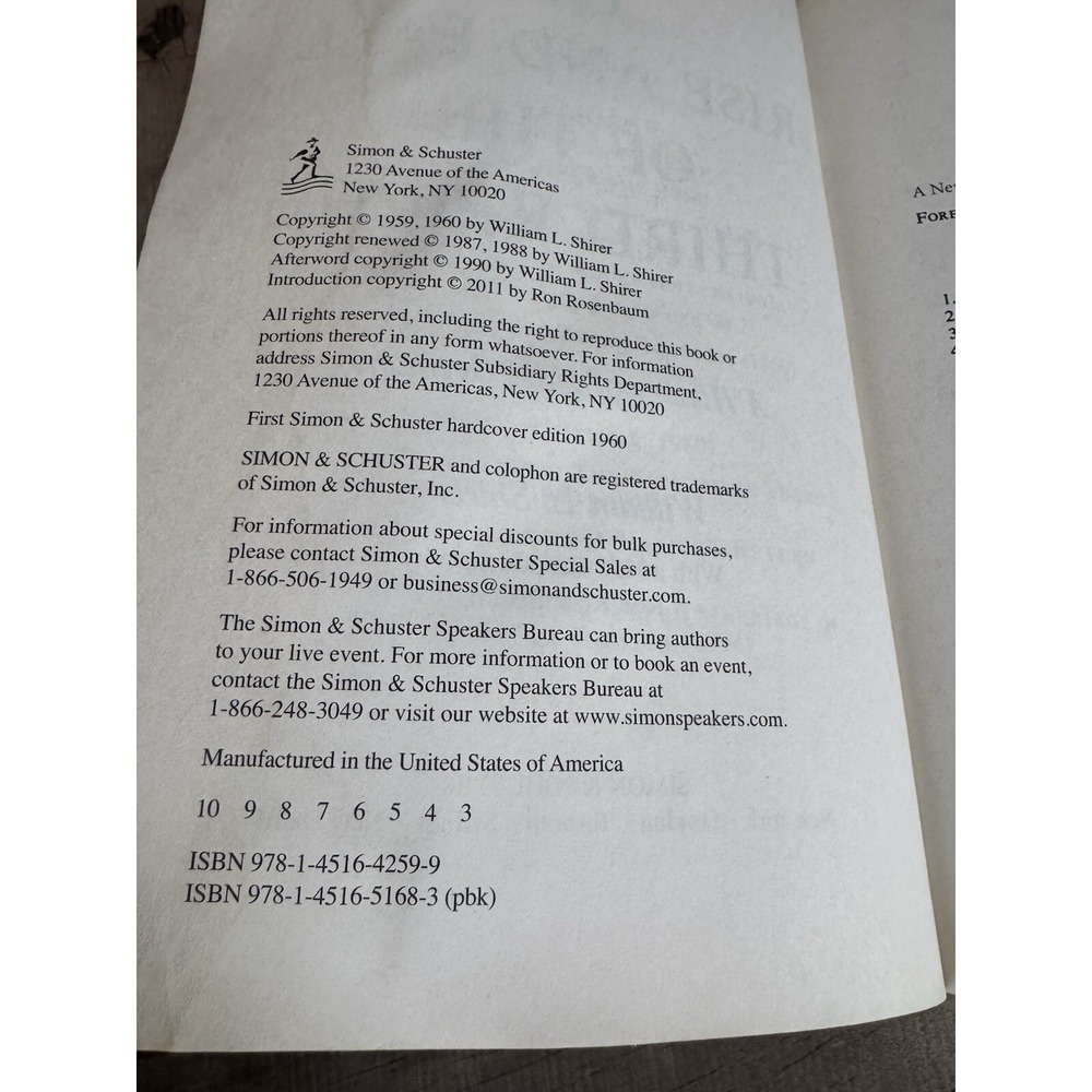 Rise and Fall of the Third Reich  by William‎ Shirer - Picture 10 of 11